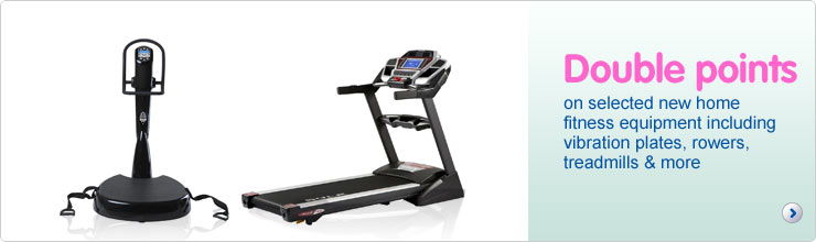 Double Points on selected Fitness Equipment